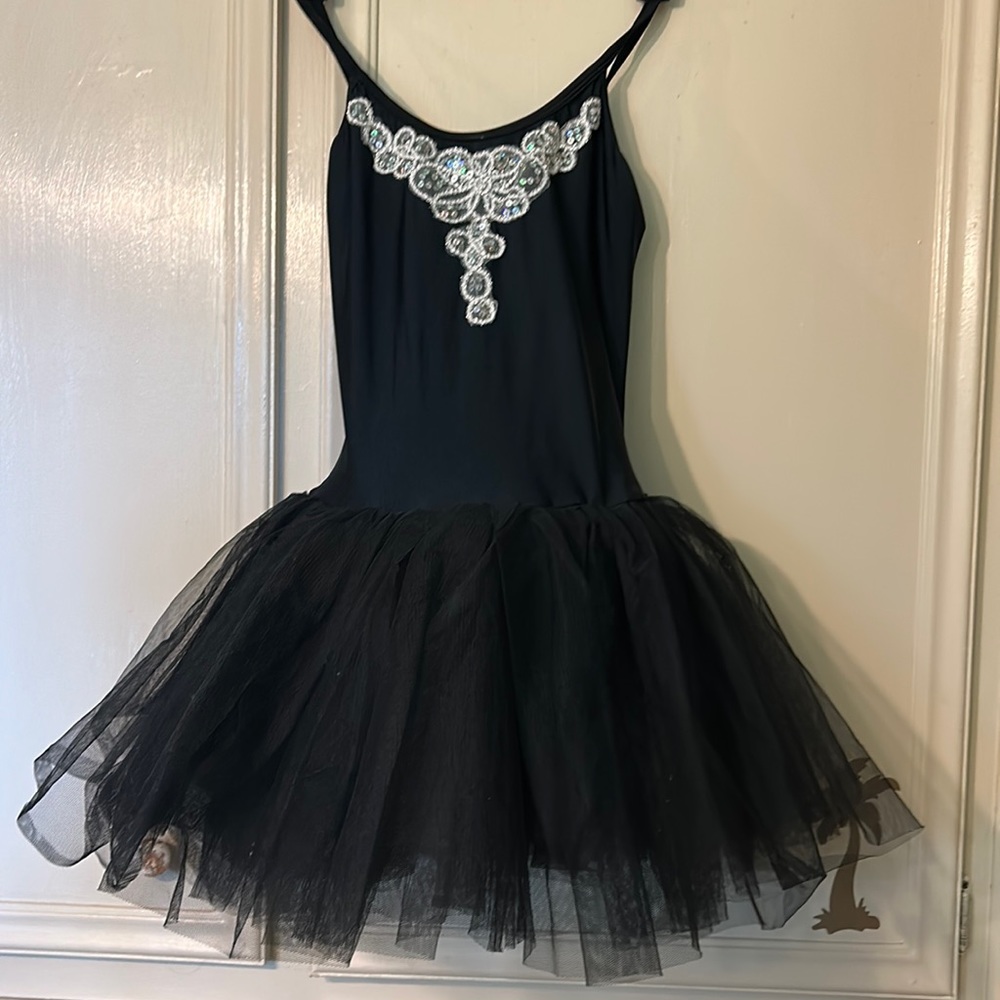 Black ballet tutu costume